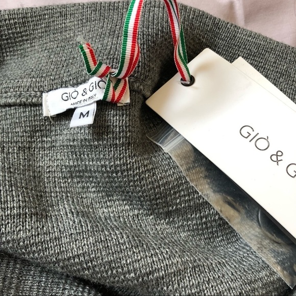 Gio & Gio wool blend Italian sweater cardigan - Picture 5 of 6